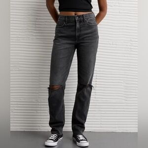 American Eagle Stretch Super High Waisted Stright Jean
